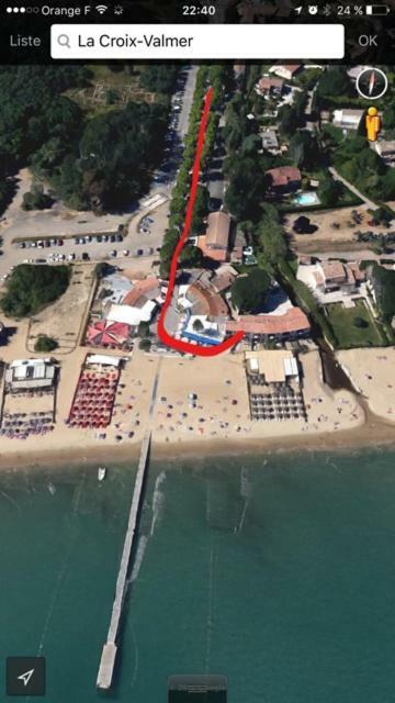 Ferienwohnung Les Pieds Dans L'Eau La Croix-Valmer Exterior foto